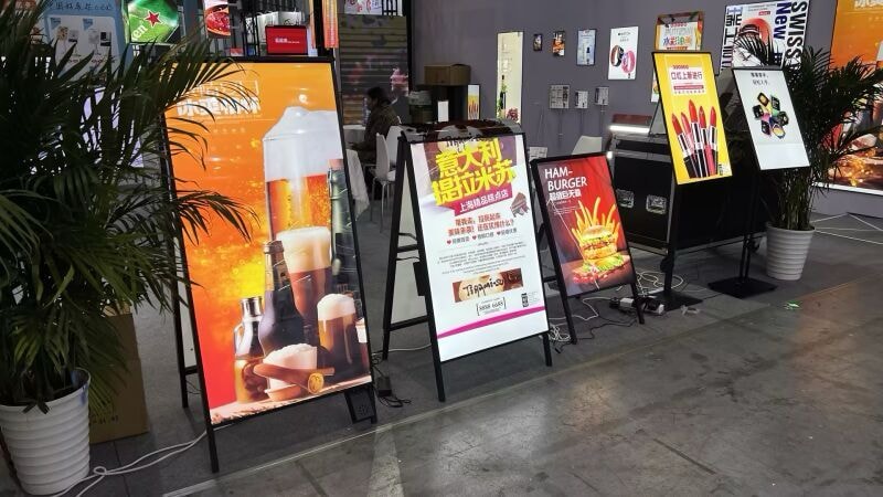 Digital Display — wall-mounted display panels showcasing vivid content